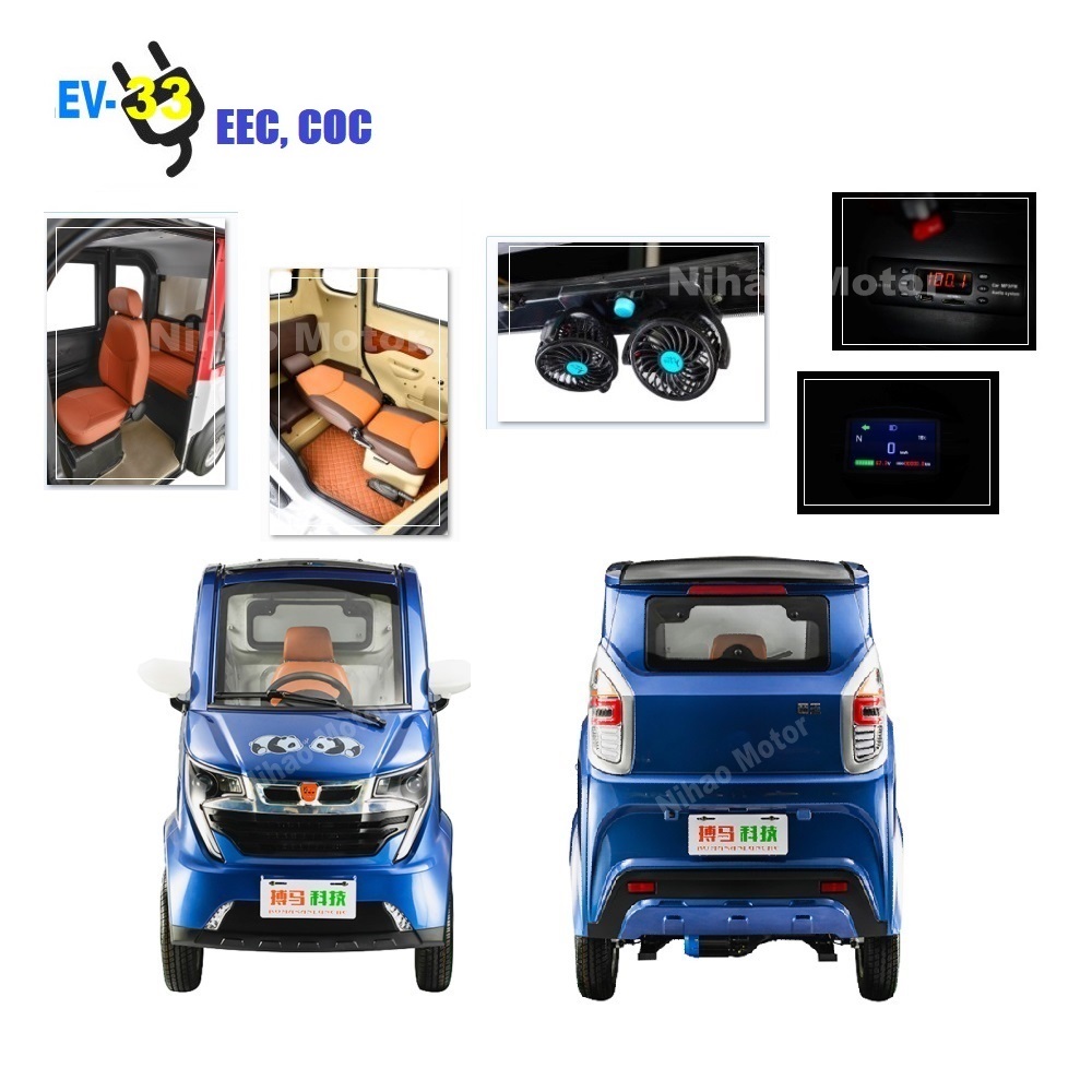 Electric Cabin Scooter with Three Seats