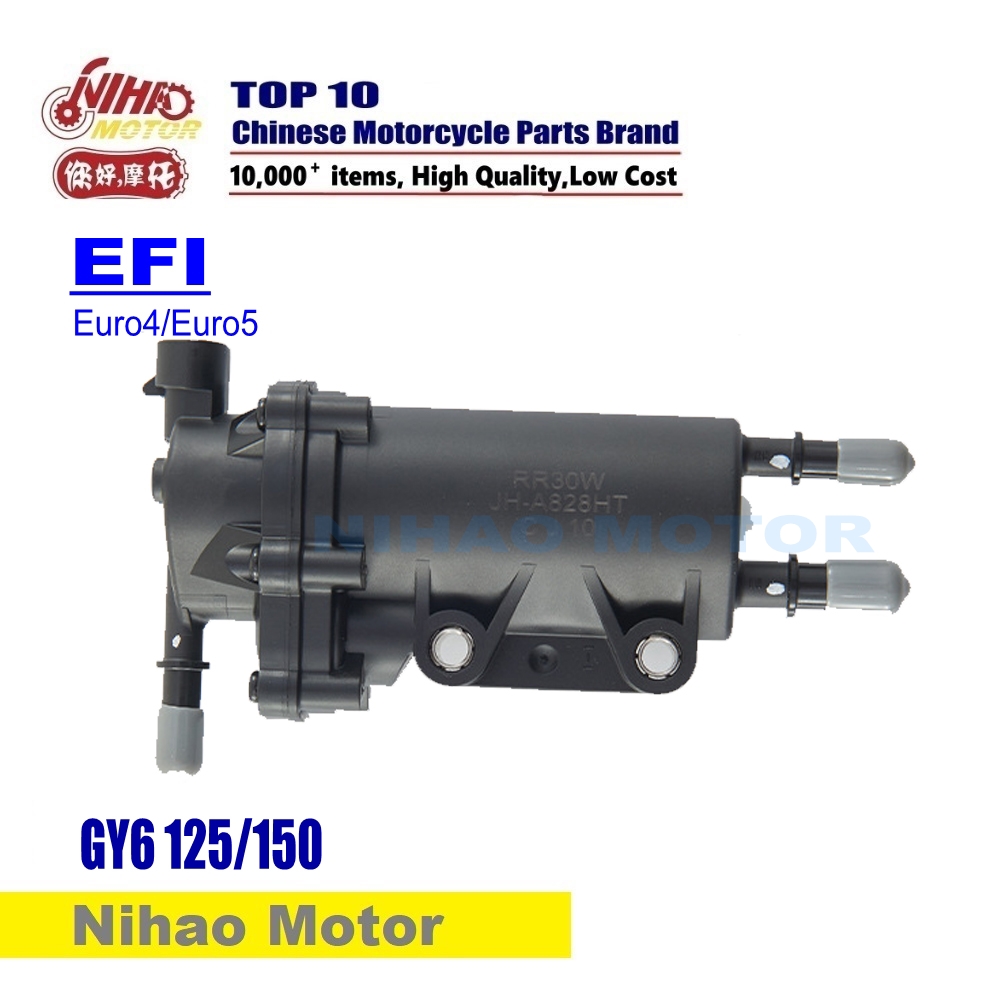 Scooter EFI fuel pump kit components layout