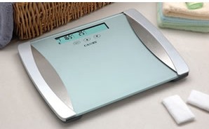 Digital Bathroom Scale with Glass Platform