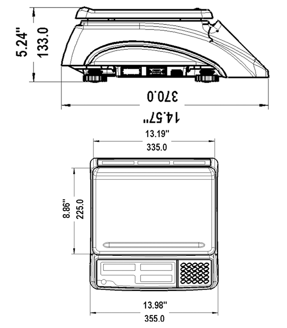 Price Computing Scale with Dual Display