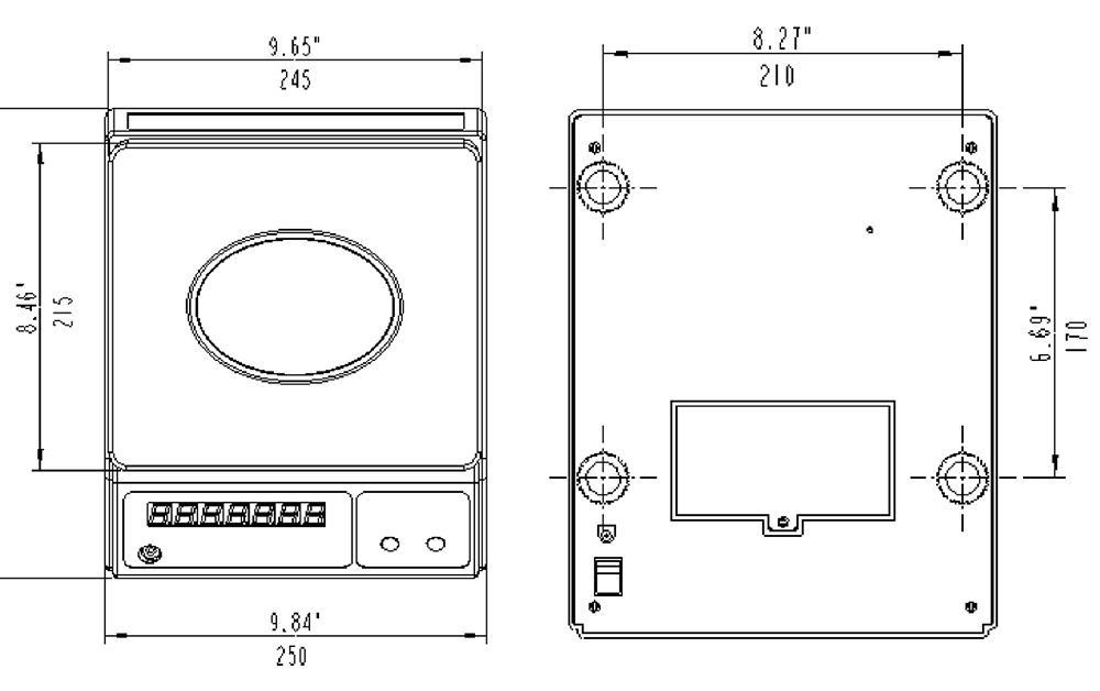 Digital Weighing Scale with LCD