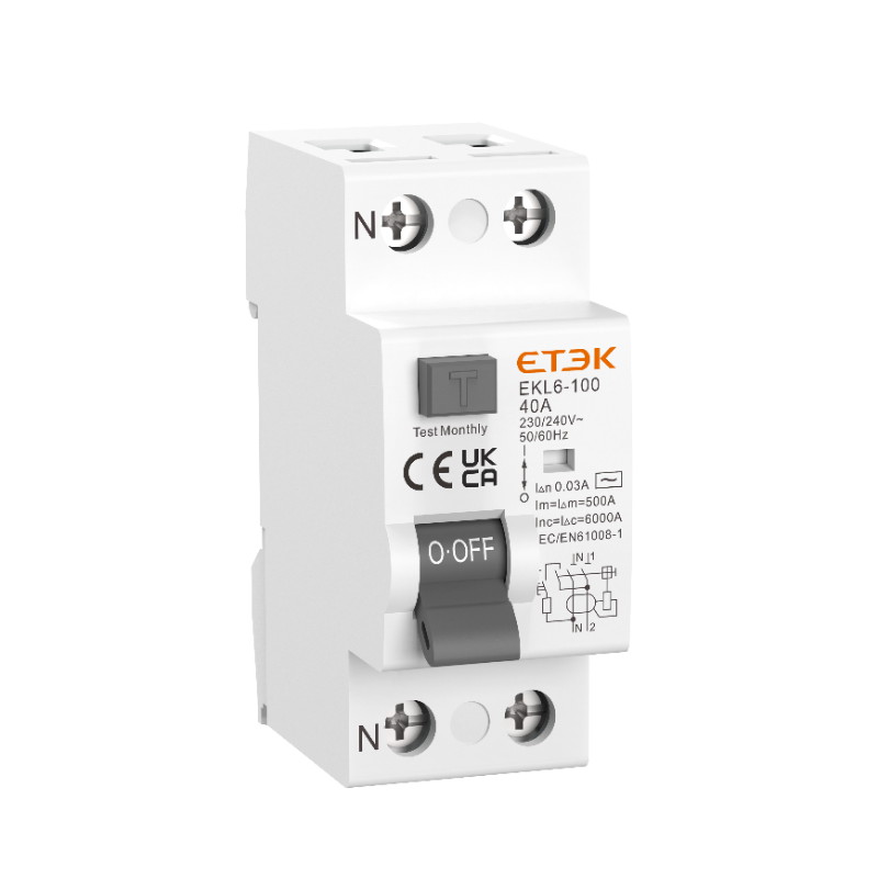 EKL6-100 RCCB ELCB IDR Residual Current Circuit Breaker - Image 2
