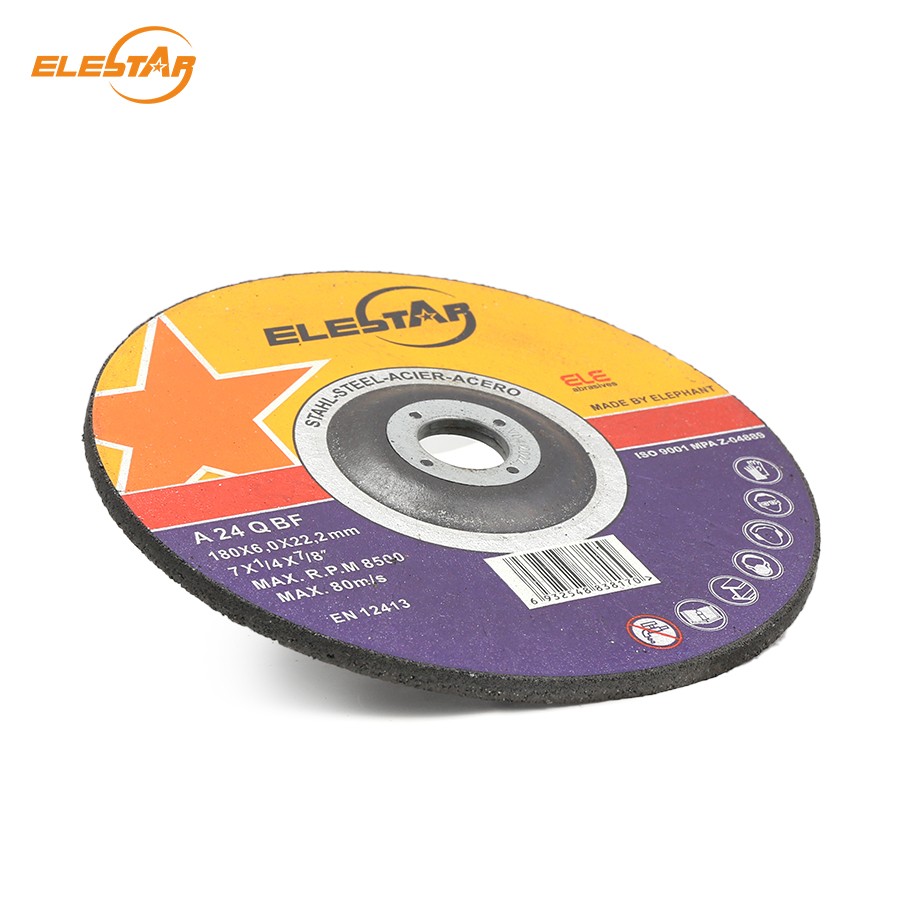 ELE Star Factory Price 7 inch grinding wheel 180mm grinding disc for metal - Image 3