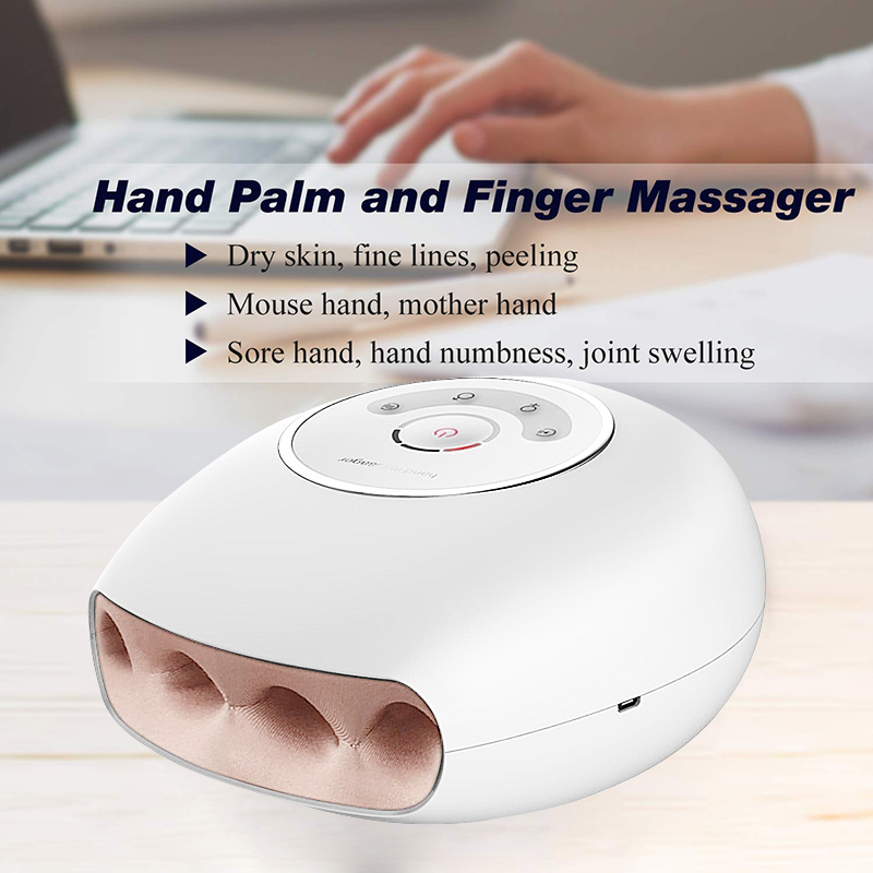 Electric ACU Palm Cordless Compression Acupressure Hand and Finger Massagers with Heat Pain Relief - Image 2