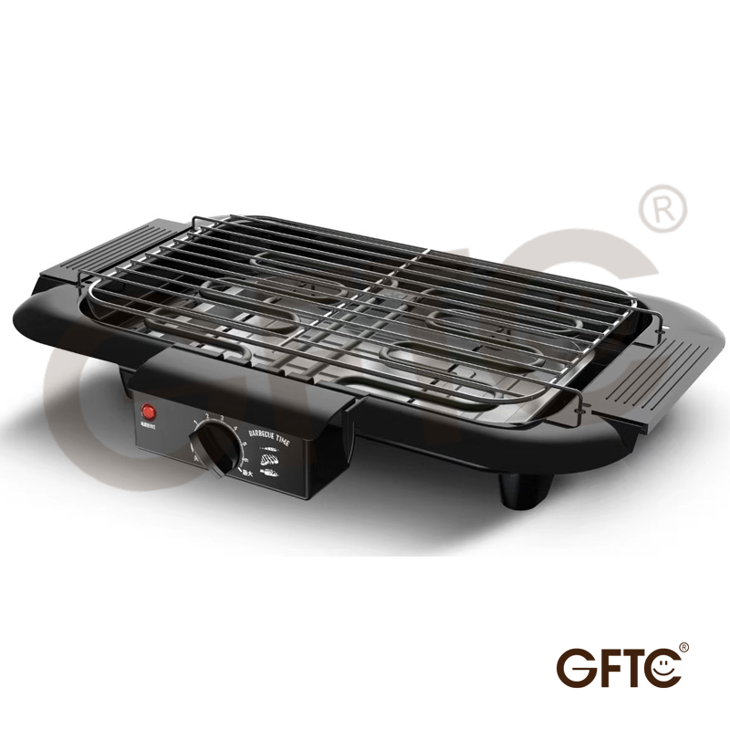 Indoor Electric Grill with Non-Stick Surface