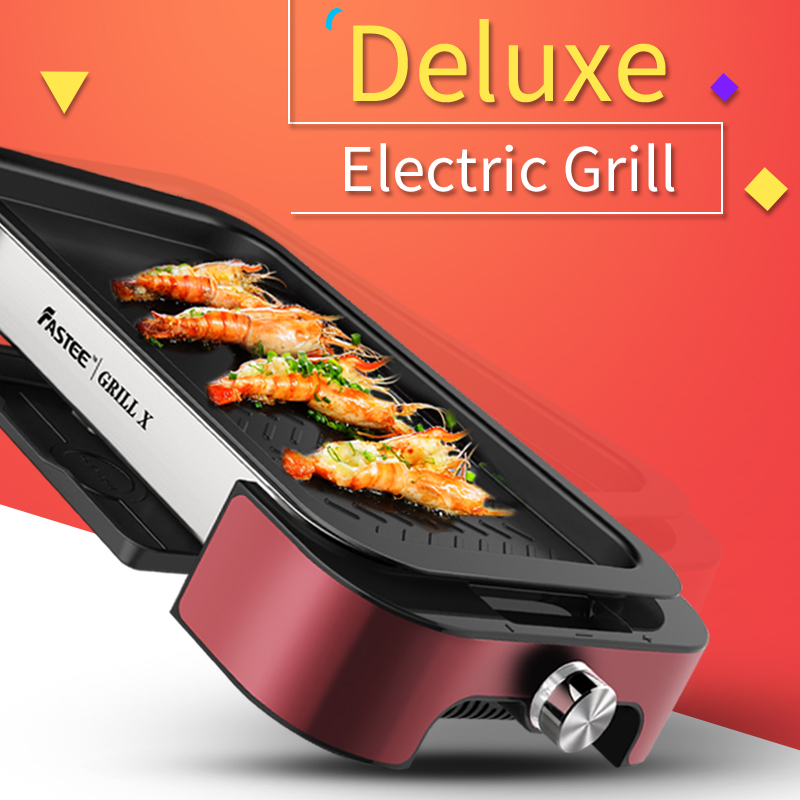 Electric BBQ grill with Non-stick Surface Korean Griddle Indoor and Outdoor with good quality - Image 3