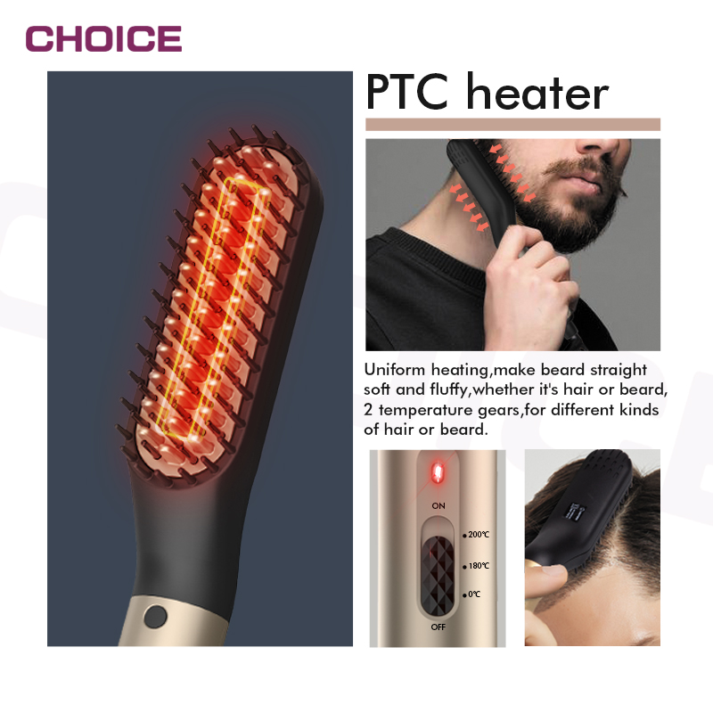 Electric Heated Beard Straightening Comb