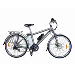 Step-Through Frame Electric Bicycle with Cargo Rack