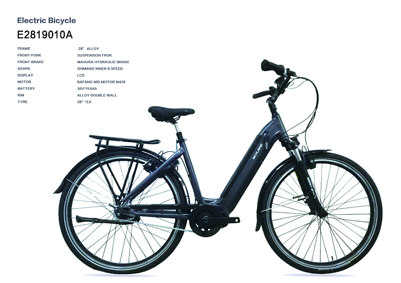 Electric Bicycle with Pedal Assist - Image 3