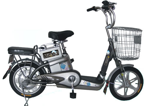 Electric Commuter Bicycle with Step-Through Frame