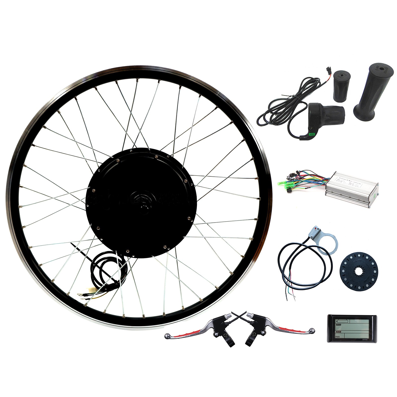 Electric bike kits with LCD display - Image 3
