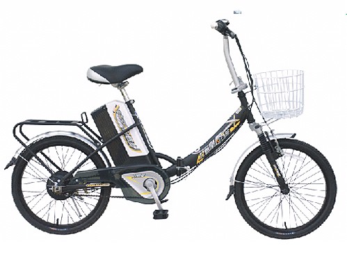 Step-Through Frame Electric Bicycle with Storage