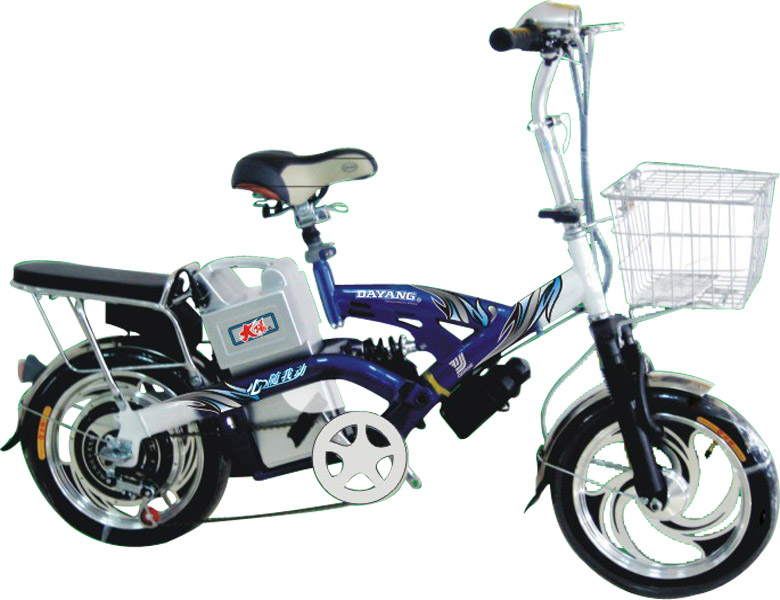 Step-Through Frame Electric Bicycle with Storage