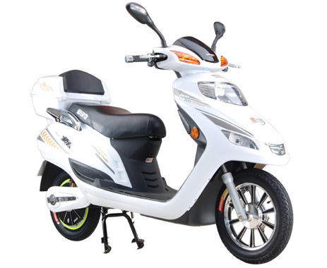 Electric Commuter Scooter with Backrest and Storage