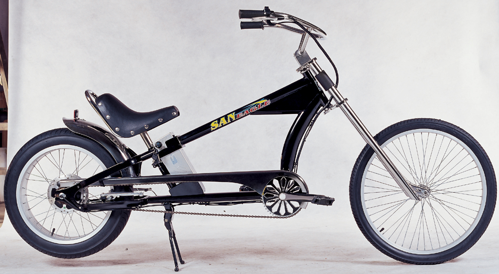 Chopper-Style Electric Bicycle