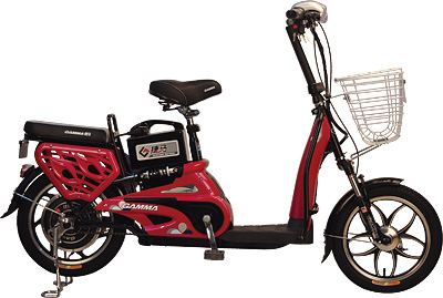 Electric Step-Through City Bike with Integrated Features