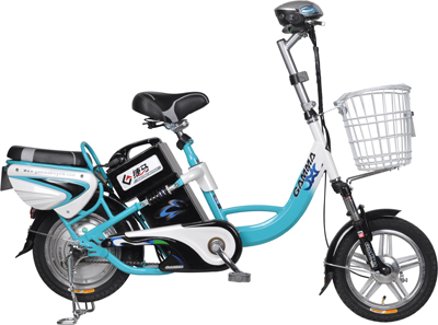 Step-Through Frame Electric City Bicycle