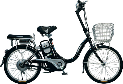 Step-Through Electric City Bicycle with Cargo Accessories