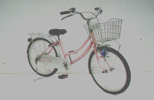 Step-Through Electric City Bicycle with Basket