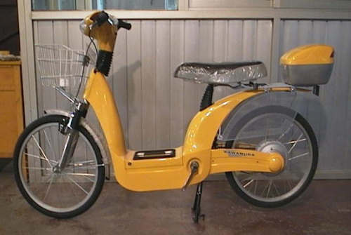 Step-Through Electric City Bicycle
