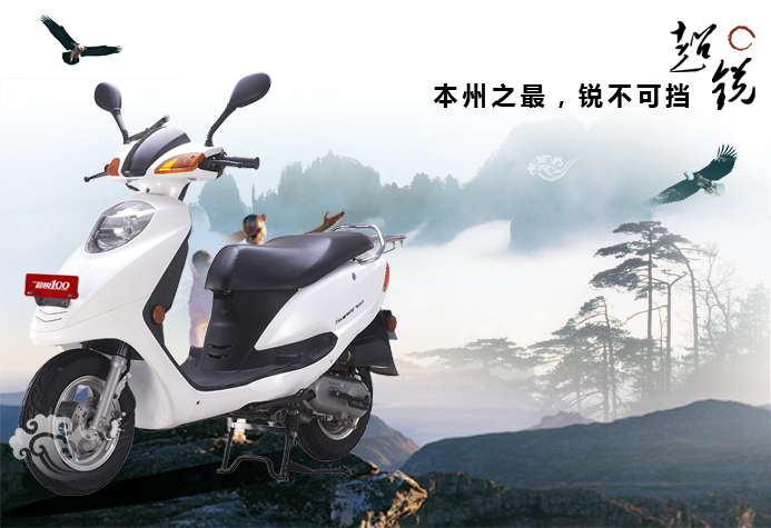 Electric Step-Through Scooter for Commuting