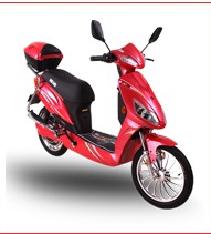 Step-Through Frame Electric Bicycle with Rear Storage