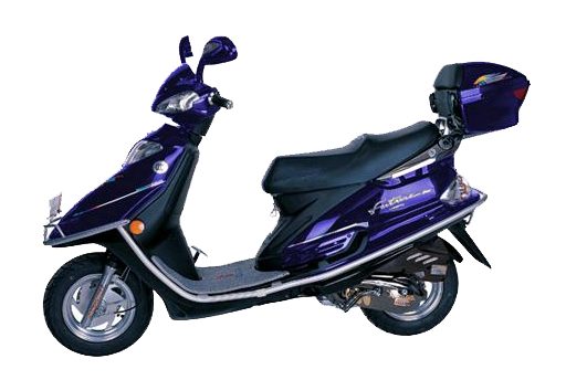 Electric Commuter Scooter with Rear Storage