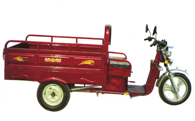 Electric Cargo Tricycle with Cargo Bed