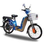 Step-Through Frame Electric City Bike with Integrated Lighting