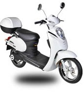 Electric Commuter Scooter with Rear Storage
