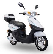 Step-Through Electric Commuter Bike with Storage