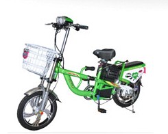 Electric Commuter Bicycle with Step-Through Frame
