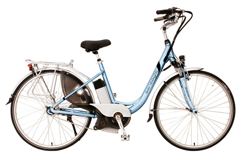 Step-Through Electric City Bicycle