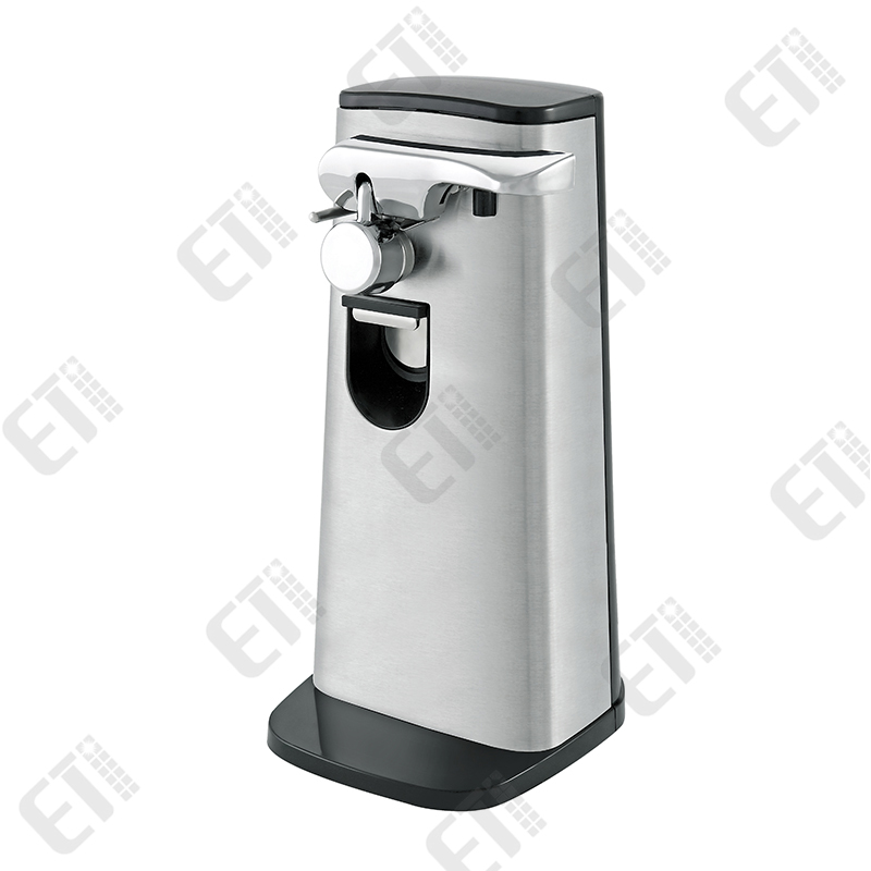 Electric Can Opener with Knife Sharpener and Magnetic Lid Holder