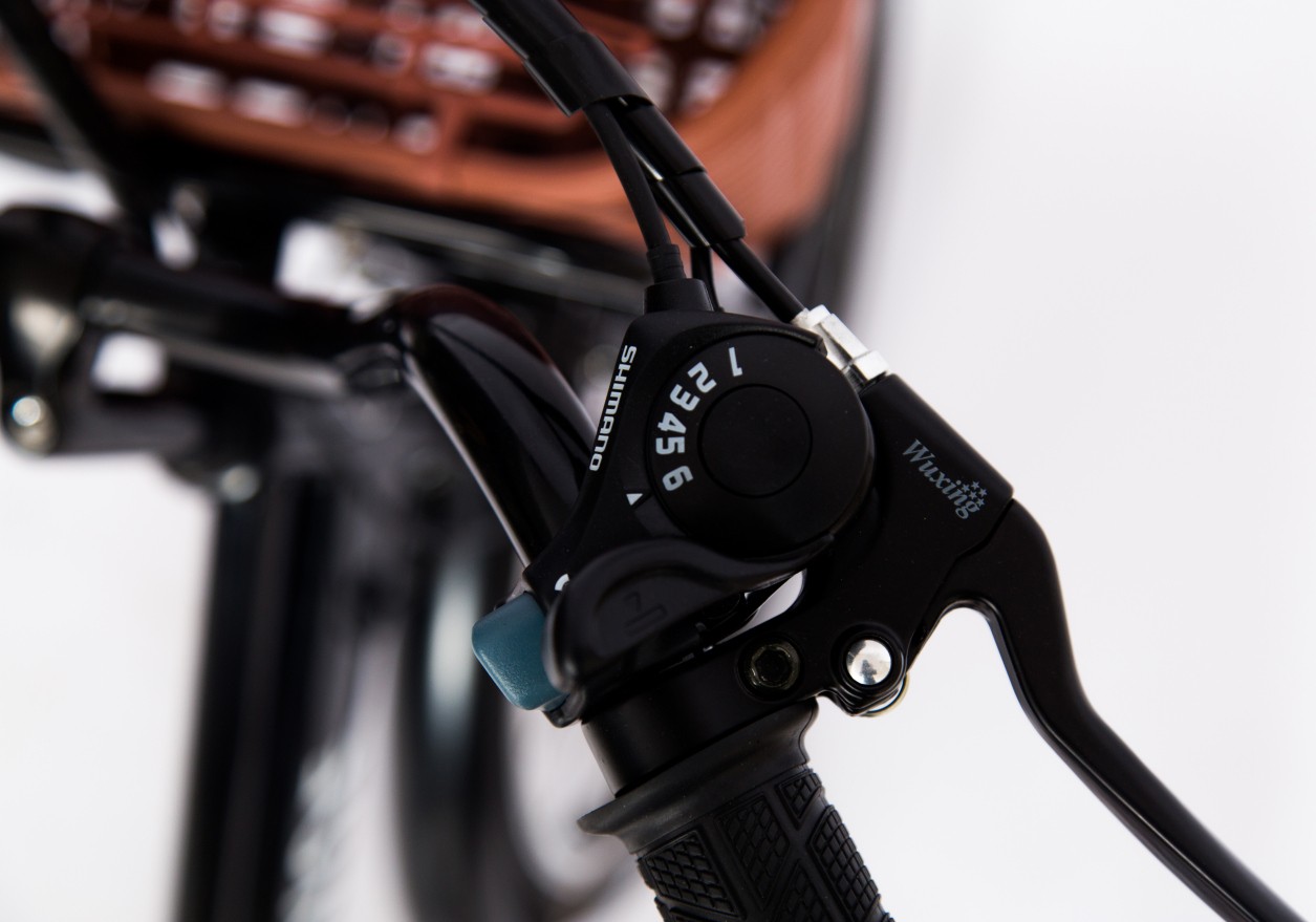 Electric Commuting Bicycle with Basket