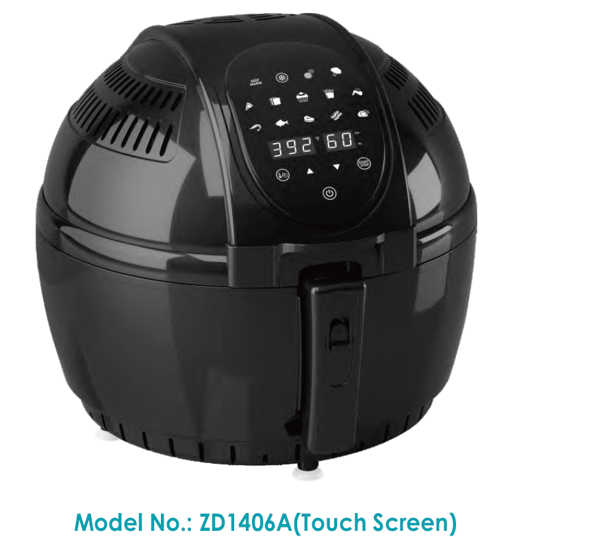 Electric digital hot air fryer oil-free healthy cooker timer&temperature control,recipes - Image 3