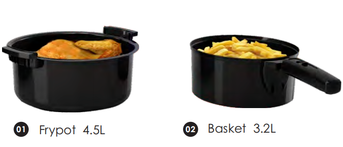 Digital Electric Hot Air Fryer with Timer and Temperature Control