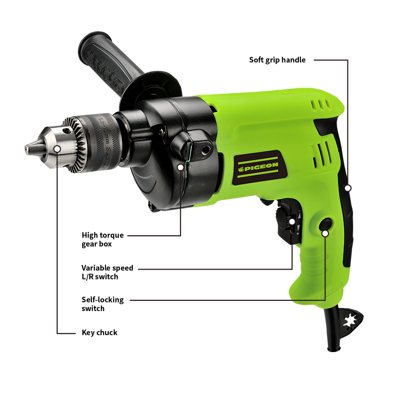 Corded Electric Drill - 10mm Capacity, 710W