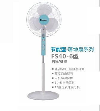 Adjustable Height Floor Fan with Timer