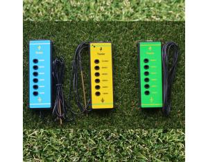Portable electric fence tester device