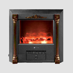 Electric Fireplace with Realistic Flame Effect