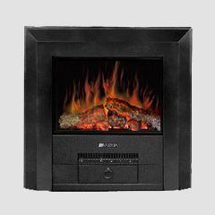 Embedded Electric Fireplace with Realistic Flame Effect
