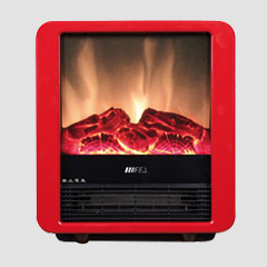 Freestanding Electric Fireplace with Realistic Flame Effect
