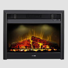 Electric Fireplace Insert with Simulated Flame