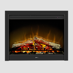 Electric Ambient Fireplace with Realistic Flame