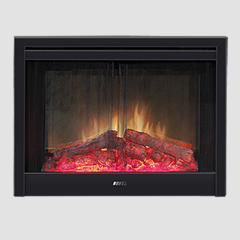 Embedded Electric Fireplace with Realistic Flame Effects