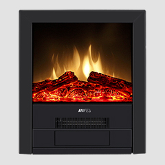 Embedded Electric Fireplace with Realistic Flame Effects
