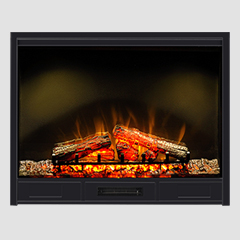 Embedded Electric Fireplace with Realistic Flame Effect