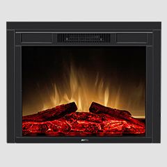 Embedded Electric Fireplace with Realistic Flame Effect