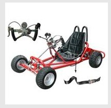 Electric Powered Go-Kart with Steel Frame